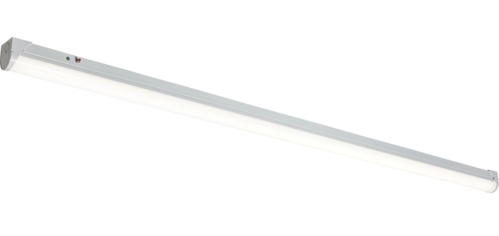 Image of Knightsbridge BATSC Single 5ft Maintained or Non-Maintained Switchable Emergency LED Batten with Self Test Emergency Function With Microwave Sensor 22/41W 3300 - 6040lm 230V 