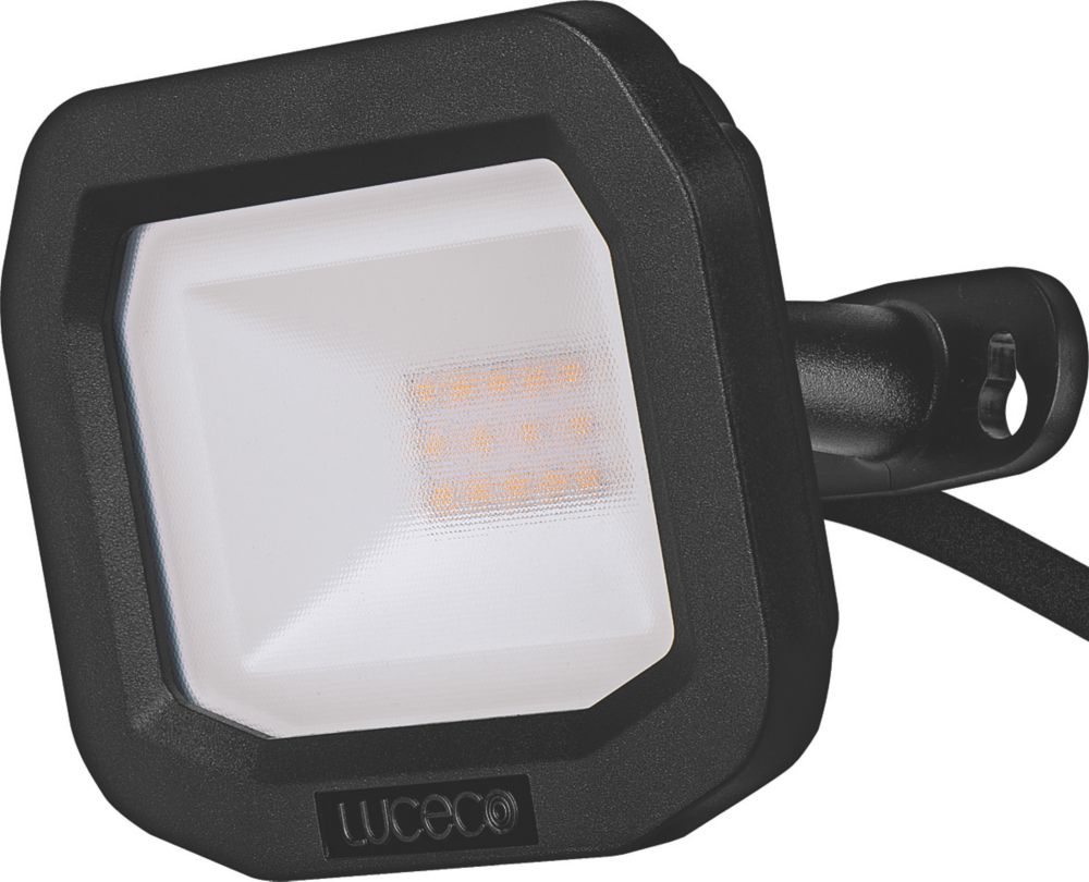 Image of Luceco Castra Outdoor LED Floodlight Black 10W 1050lm 