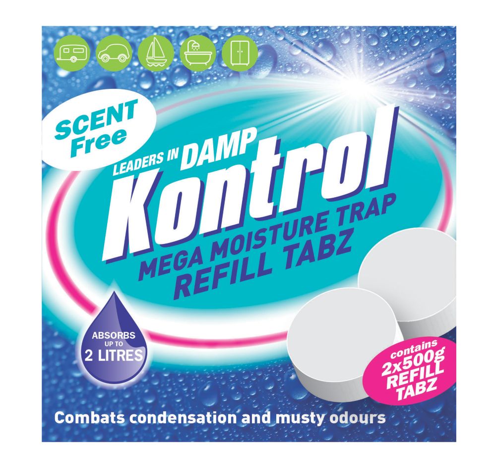 Image of Kontrol Mega Moisture Refill Tabs 450g 2 Pack 