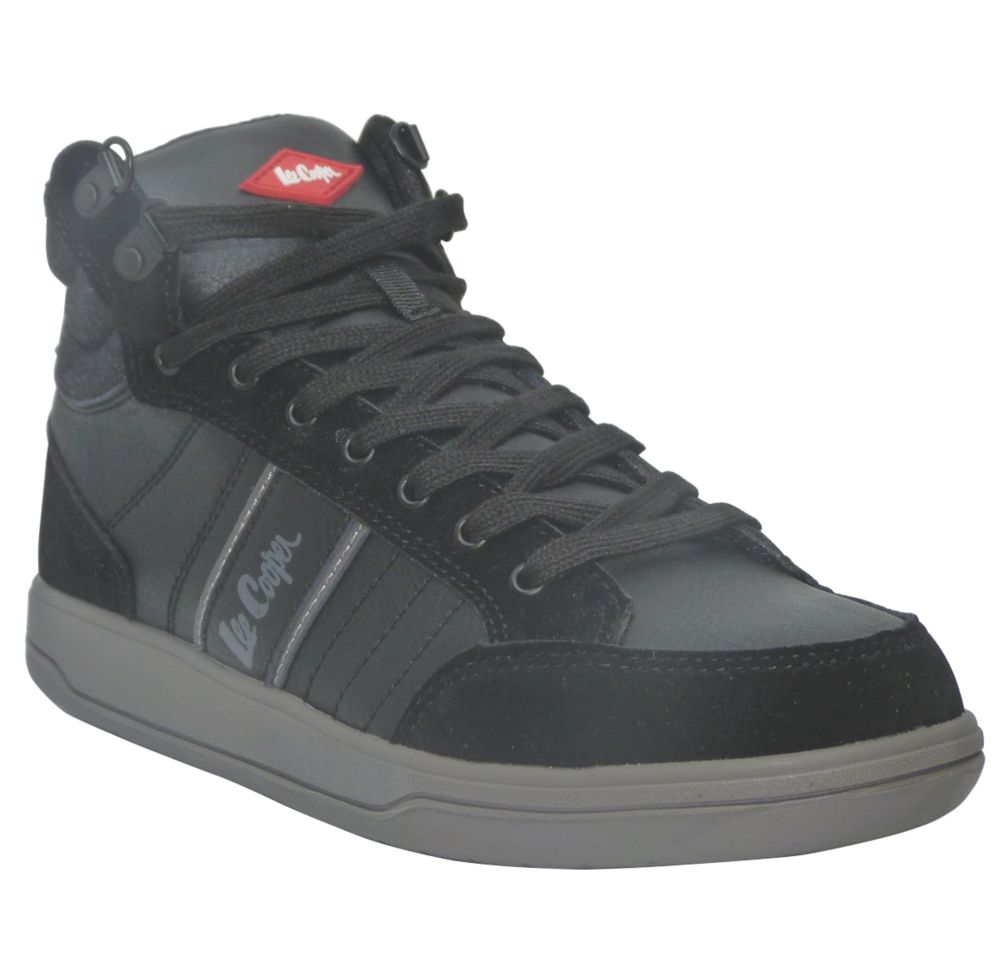Image of Lee Cooper LCSHOE099 Safety Trainer Boots Black/Grey Size 11 