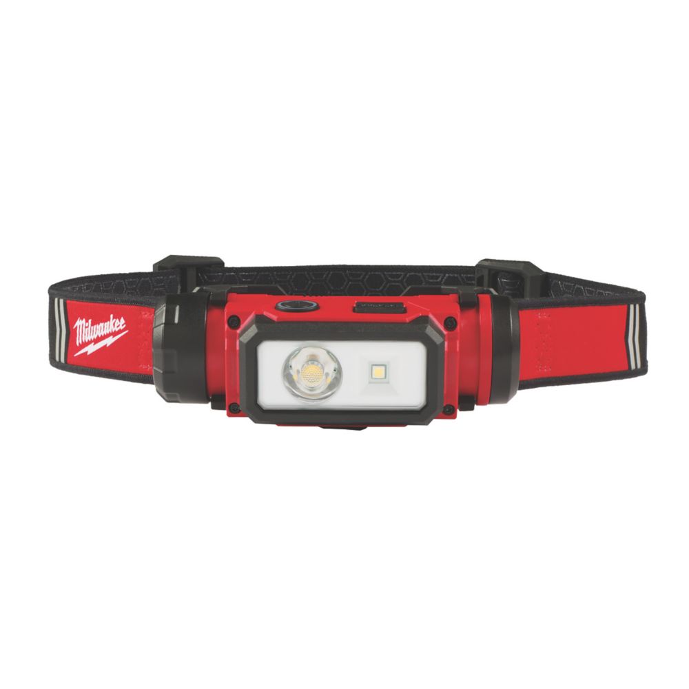 Image of Milwaukee L4 HL2-301 Rechargeable LED Headlamp Black / Red 600lm 