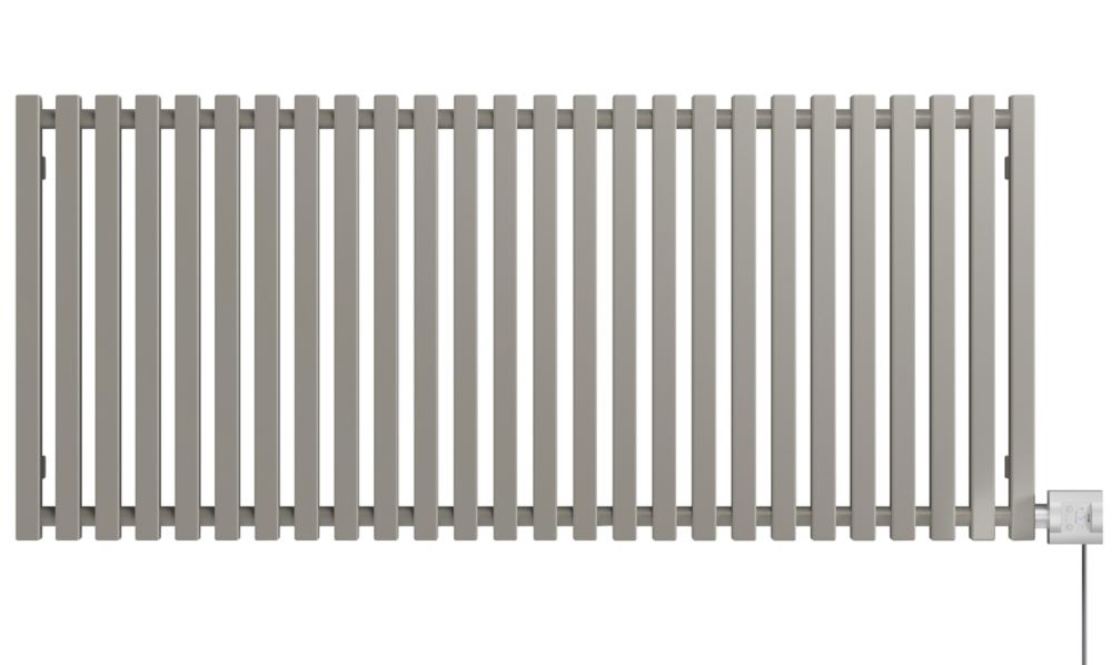 Image of Terma Triga E Wall-Mounted Oil-Filled Radiator Metallic Stone 1000W 1280mm x 560mm 