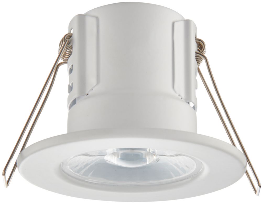 Image of LAP Cosmoseco Fixed Fire Rated LED Downlight White 5.8W 450lm 