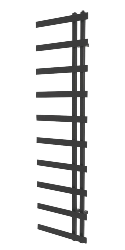 Image of Towelrads Horton Designer Towel Radiator 1800mm x 500mm Black 1945BTU 