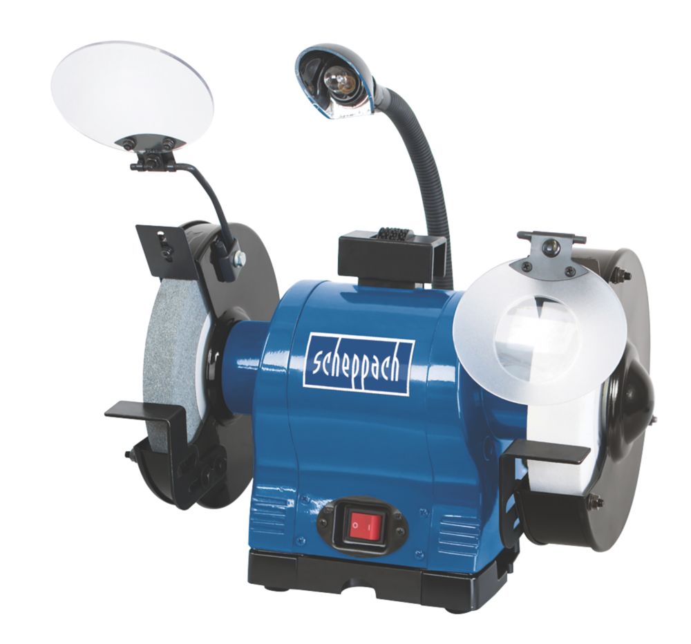 Image of Scheppach BG200AL 200mm Brushless Electric Bench Grinder 240V 