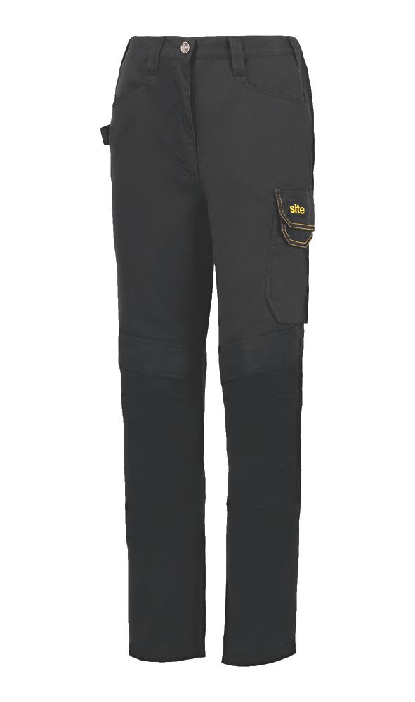 Image of Site Heyward Trousers Black Size 16 31" L 