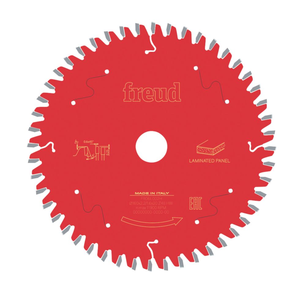 Image of Freud Wood Circular Saw Blade 160mm x 20mm 48T 