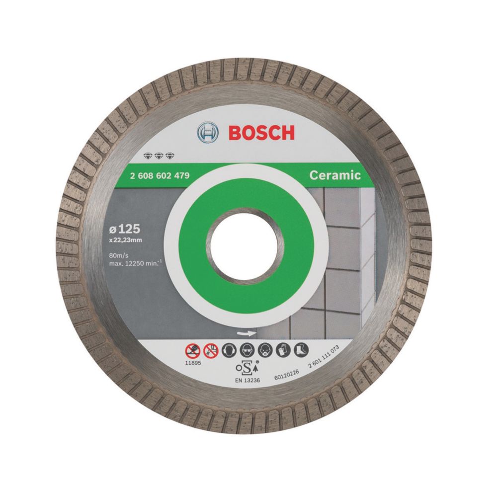 Image of Bosch Tile Turbo Diamond Disc 125mm x 22.23mm 