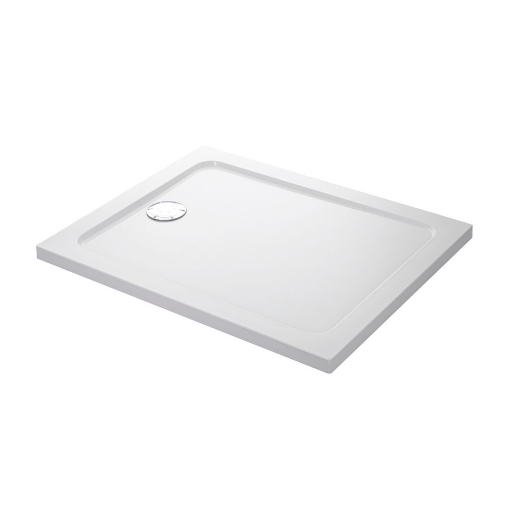 Image of Mira Flight Low Rectangular Shower Tray White 1600mm x 700mm x 40mm 