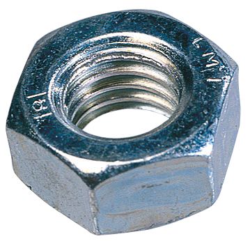 Image of Easyfix BZP Steel Hex Nuts M12 100 Pack 