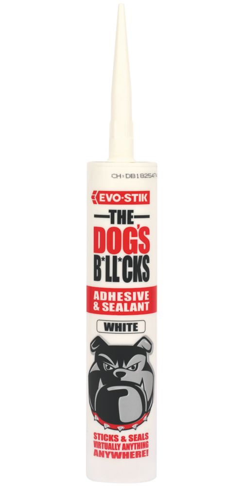 Image of Evo-Stik The Dogs B*ll*cks Adhesive & Sealant White 290ml 