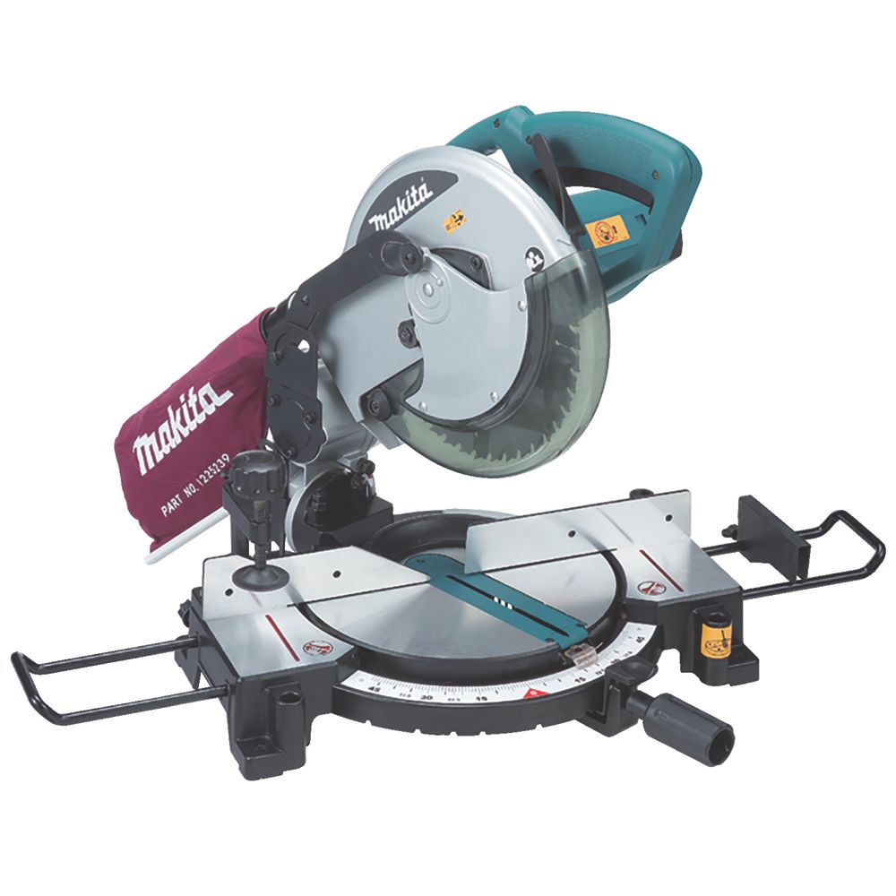 Image of Makita MLS100N/1 255mm Electric Single-Bevel Mitre Saw 110V 