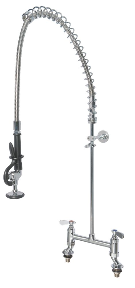 Image of Pre-Rinse Spray SCRF1062X Bridge Overhead Pull-Out Mono Mixer Chrome 