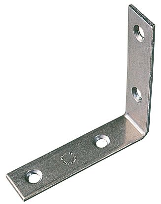 Image of Corner Braces Zinc-Plated 64mm x 64mm x 16.5mm 10 Pack 