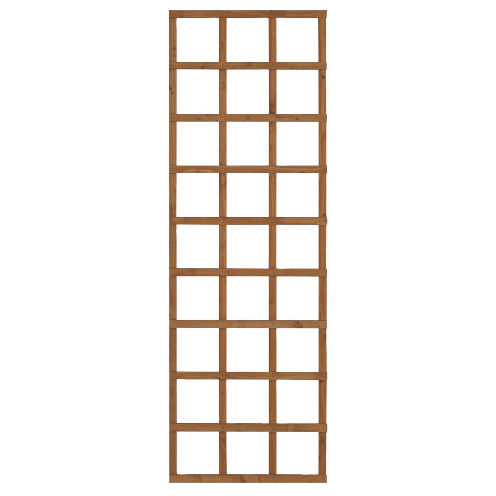 Image of Forest Softwood Rectangular Trellis 2' x 6' 3 Pack 