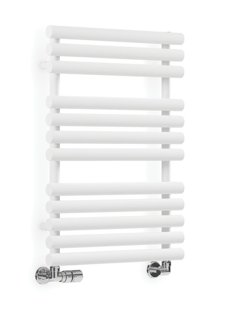 Image of Terma Rolo Towel Rail 755m x 520mm White 1592BTU 