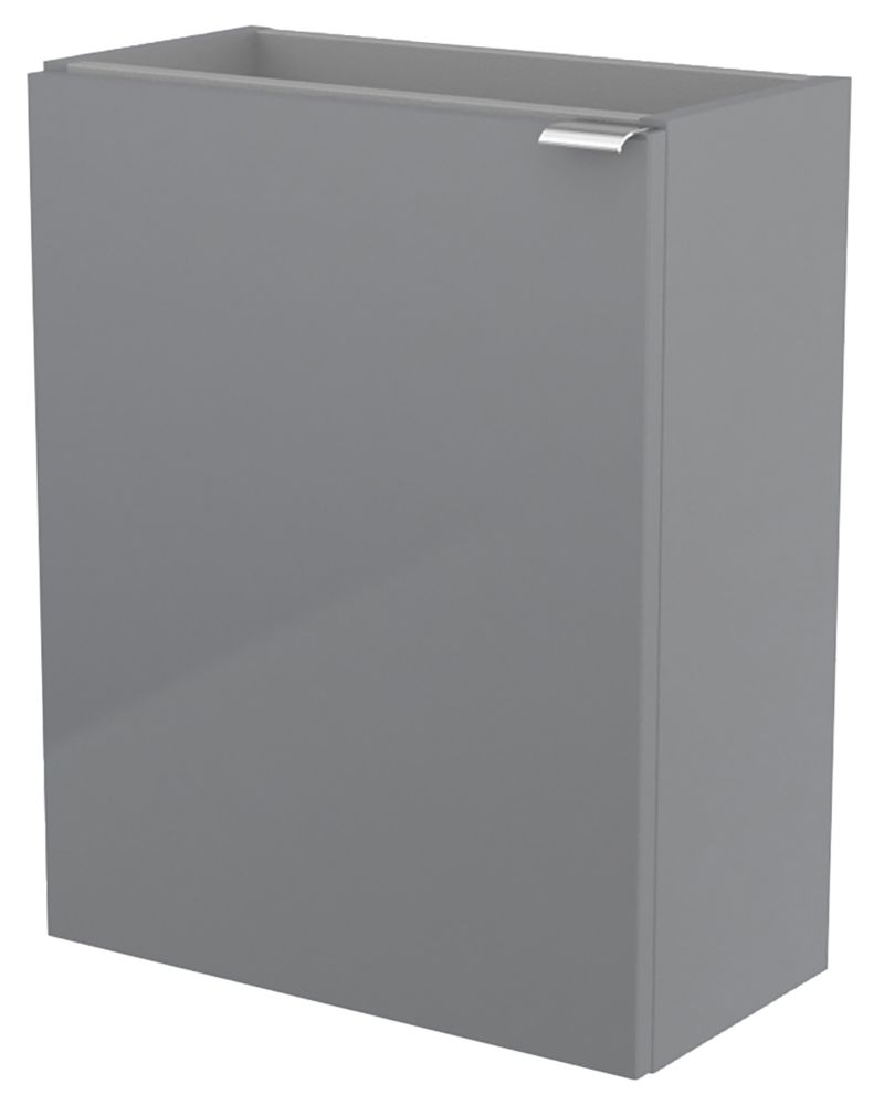 Image of Imandra Hand Wash Cabinet Gloss Grey 440mm x 230mm x 550mm 