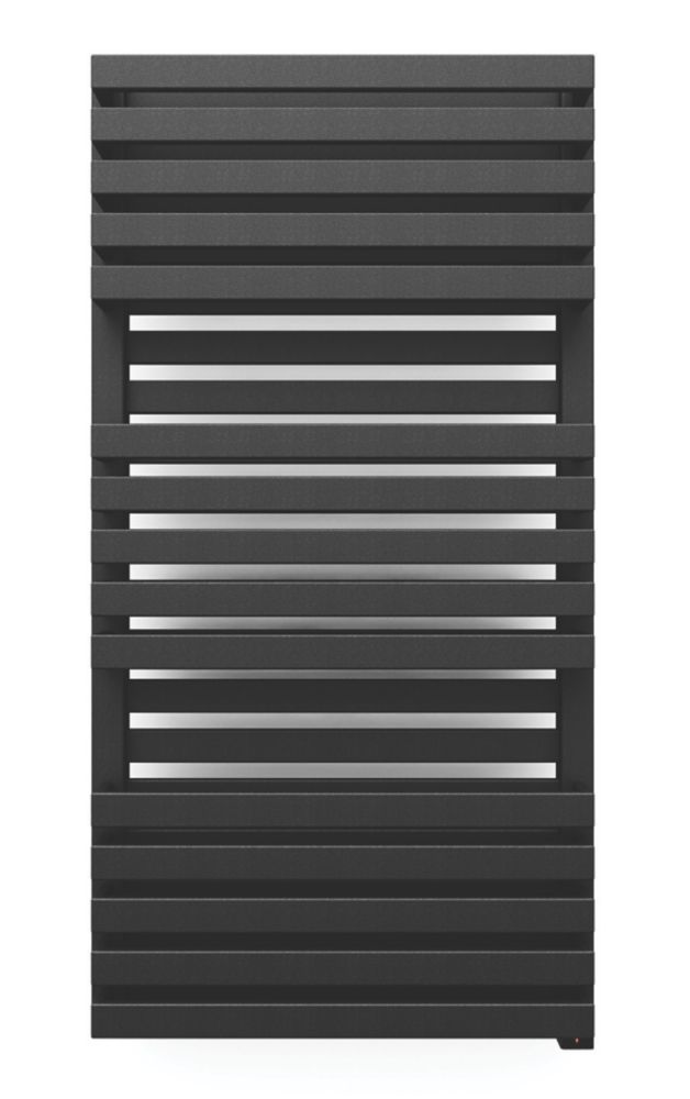 Image of Terma Quadrus Bold One Electric Towel Rail 870mm x 450mm Black 2046BTU 