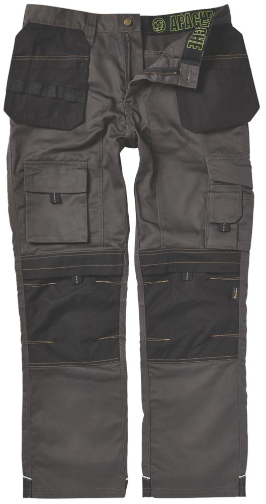 Image of Apache APKHT Holster Trousers Black / Grey 38" W 31" L 