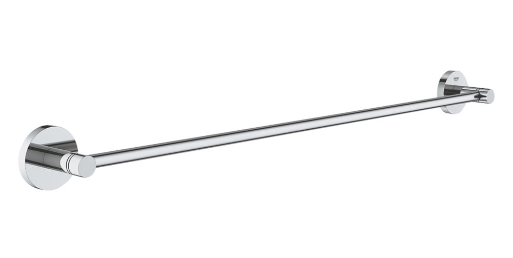 Image of Grohe Essentials Towel Rail Chrome 600mm x 60mm x 54mm 