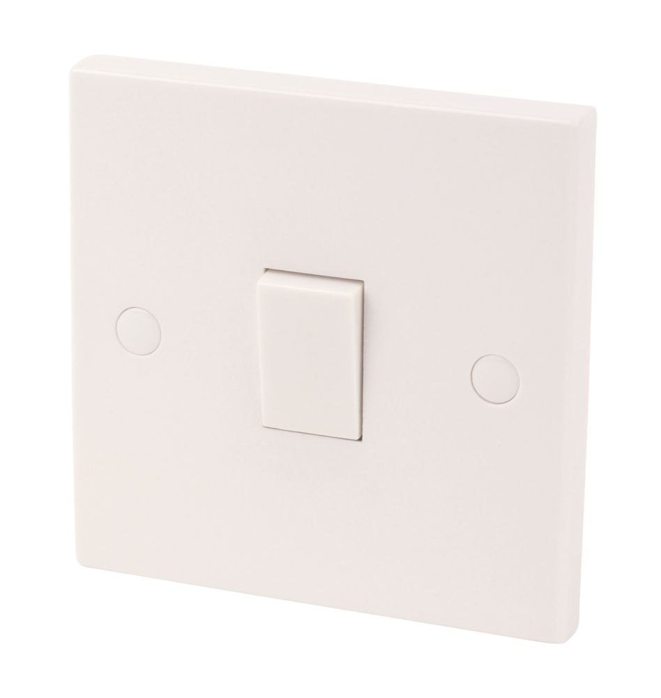 Image of 10AX 1-Gang 2-Way Light Switch White 