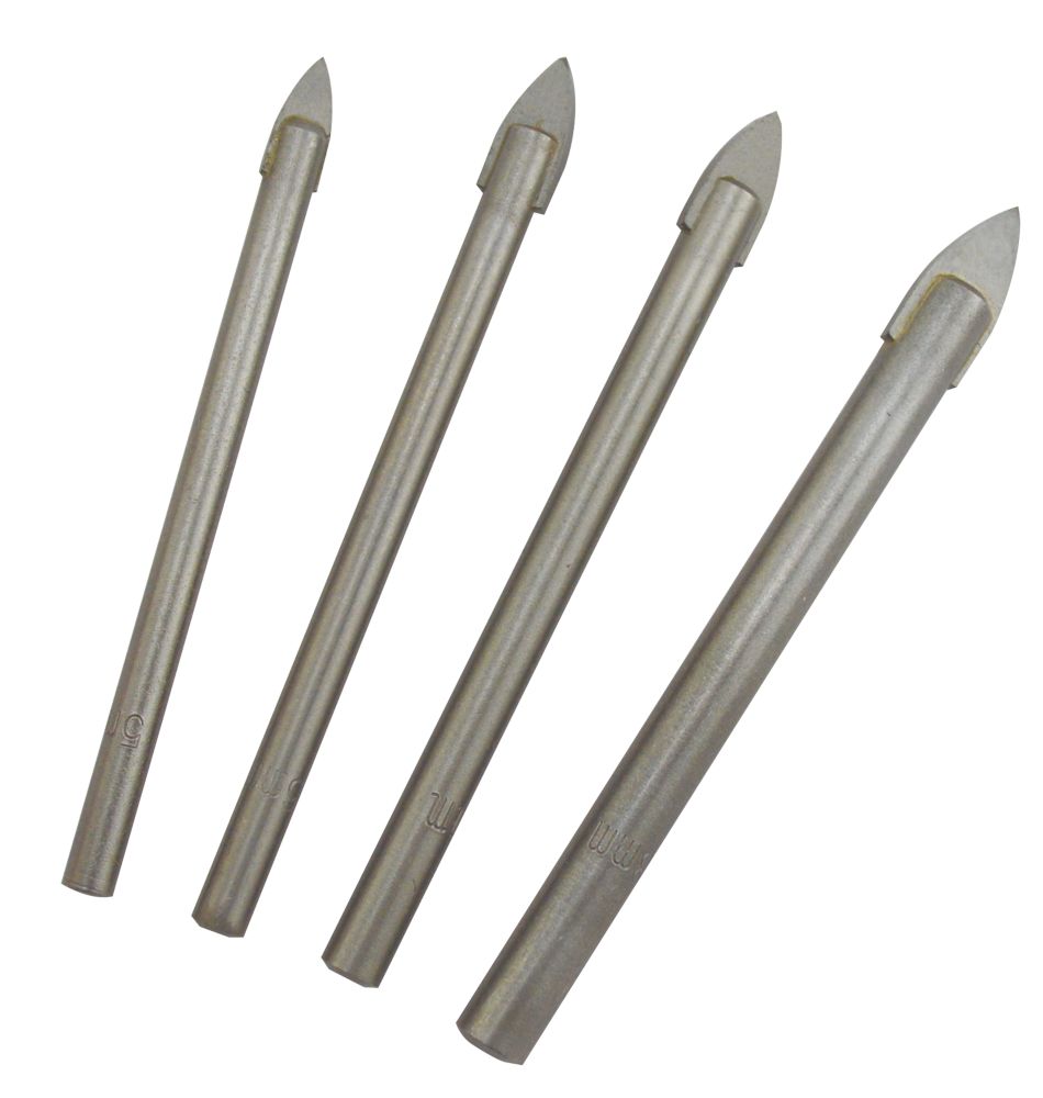 Image of Glass Drill Bit Set 4 Pcs 
