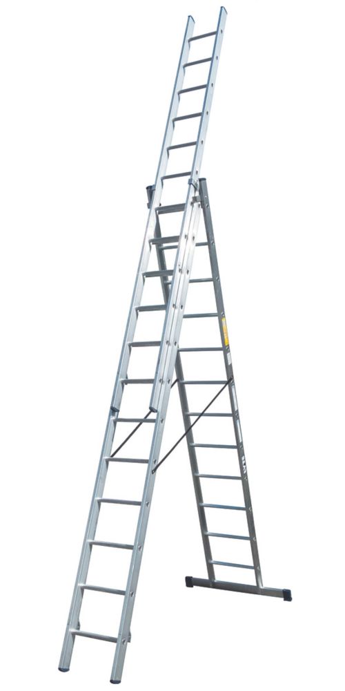 Image of Lyte 3-Section -Way Aluminium Combination Ladder 8.4m 