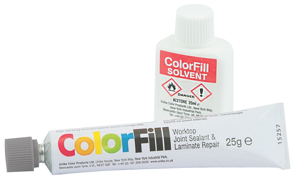 Image of Colorfill Worktop Joint Sealant & Repairer Grey 
