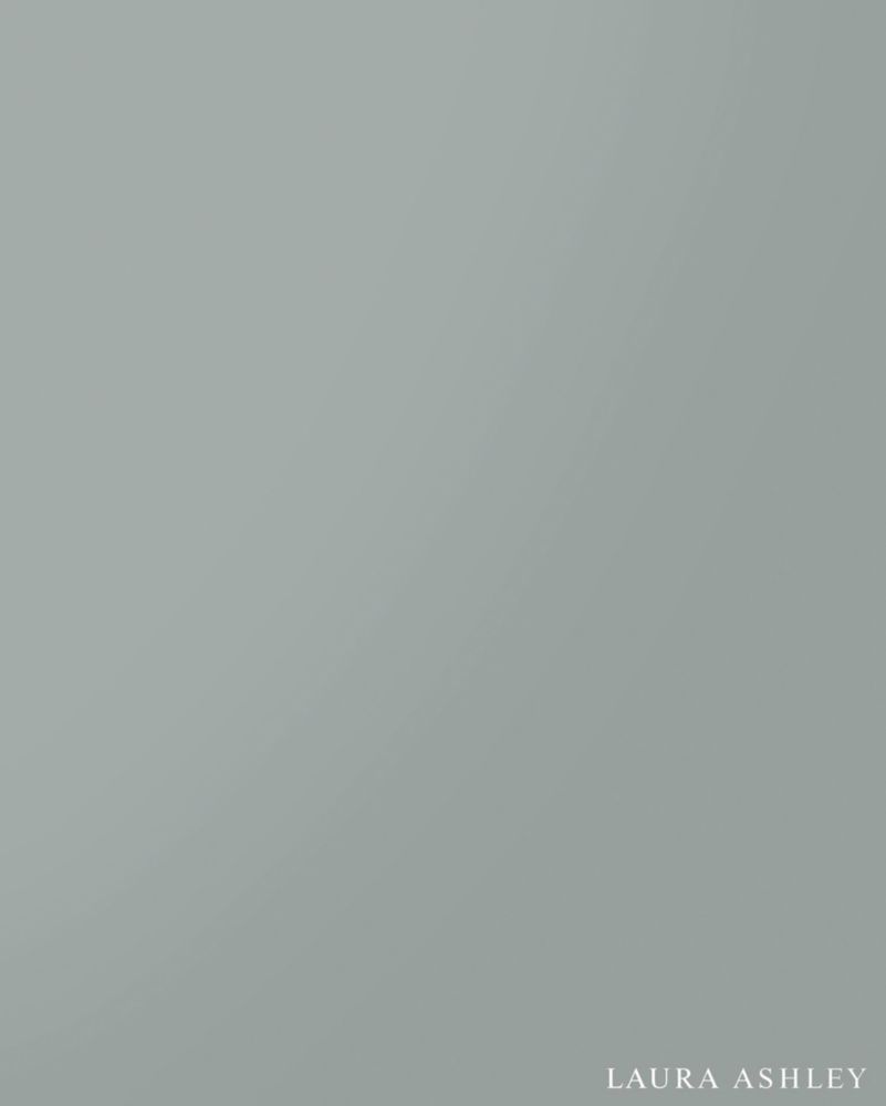 Image of Laura Ashley Mineral Grey Self-Adhesive Glass Kitchen Splashback 600mm x 750mm x 6mm 