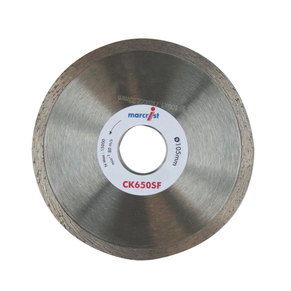 Image of Marcrist Tile CK650SF Diamond Tile Blade 105 x 22.2mm 