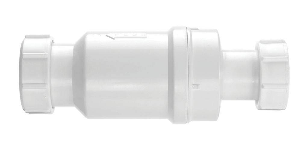 Image of McAlpine MACVALVE-1 Self-Closing Waste Valve White 32mm 