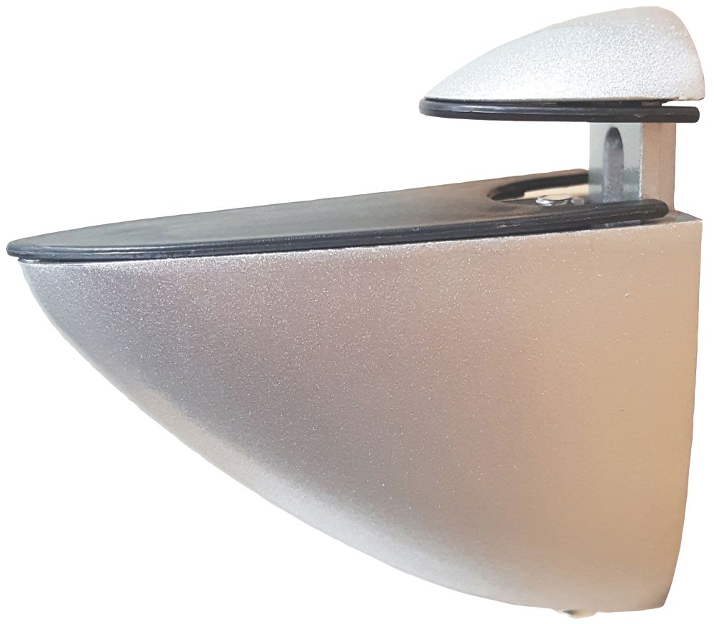 Image of Select Adjustable Shelf Bracket Silver 72mm x 65mm 