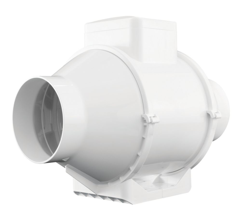 Image of Xpelair XIMX100+T 4" Axial Inline Extractor Fan with Timer 220-240V 