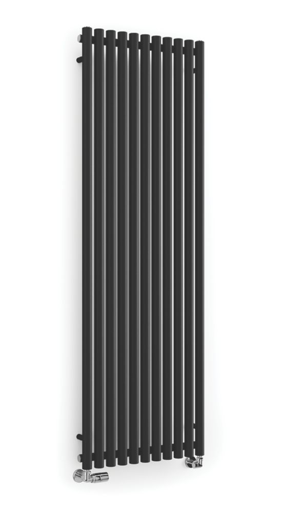 Image of Terma Rolo Room Radiator 1800m x 590mm Black 4297BTU 