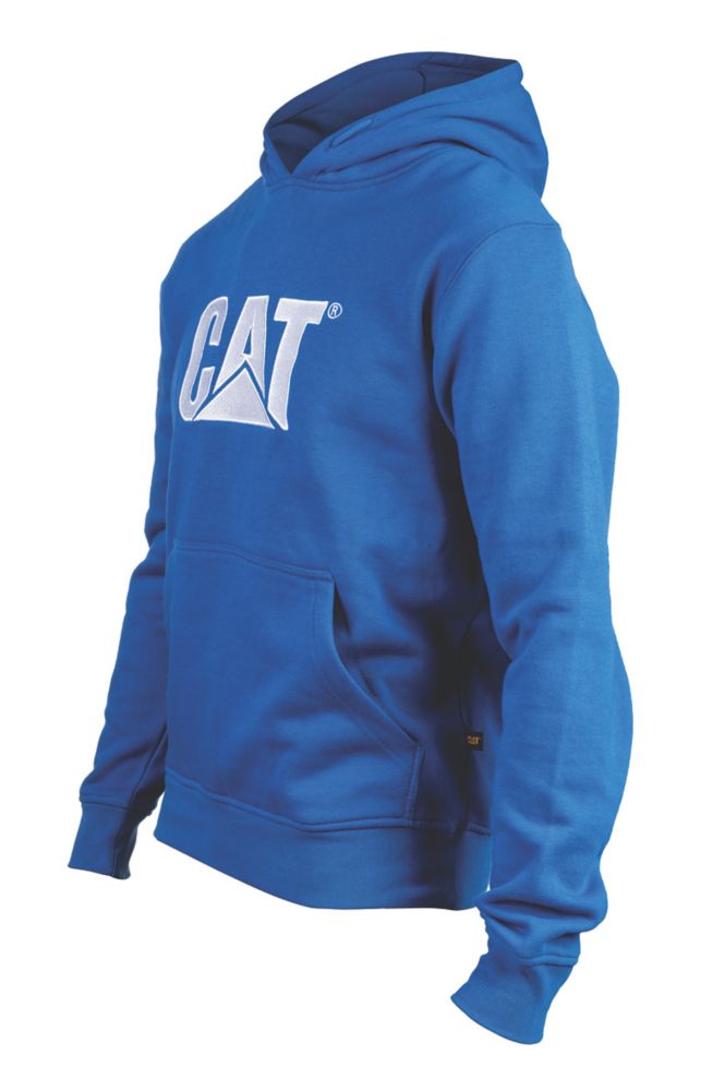 Image of CAT Trademark Hooded Sweatshirt Memphis Blue X Large 46-48" Chest 