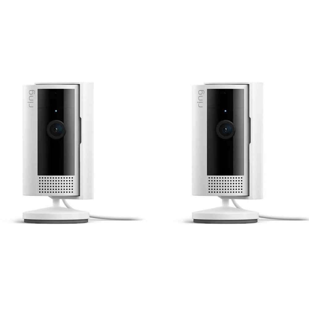 Image of Ring Mains-Powered White Wired 1080p Indoor Cylinder Smart Camera 