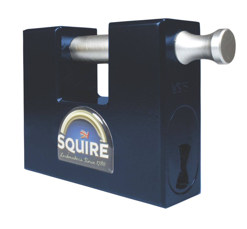 Image of Squire Hi Security Hardened Steel Weatherproof Container Padlock 80mm 