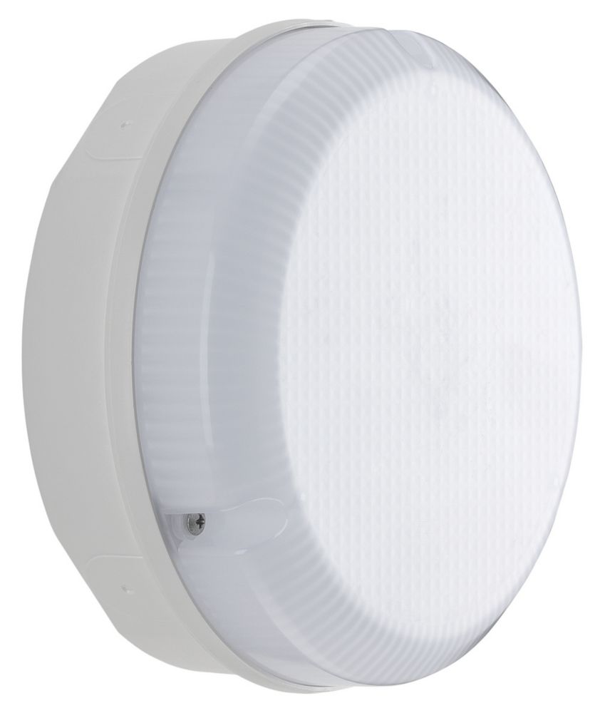 Image of Luceco Outdoor Round LED Bulkhead White 9W 1150lm 