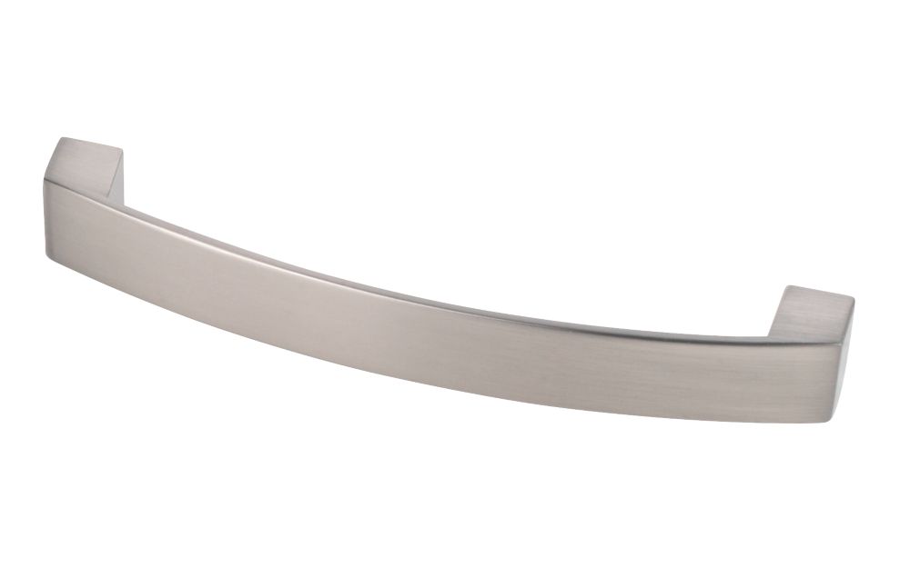 Image of Hafele Melbury Bow Handle Brushed Stainless Steel 128mm 
