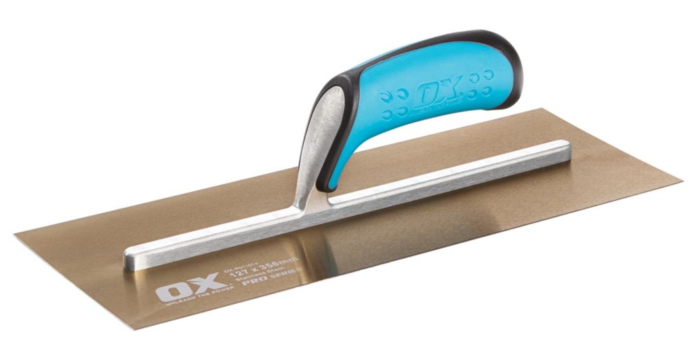 Image of OX Pro Stainless Steel Plastering Trowel 14" x 5" 