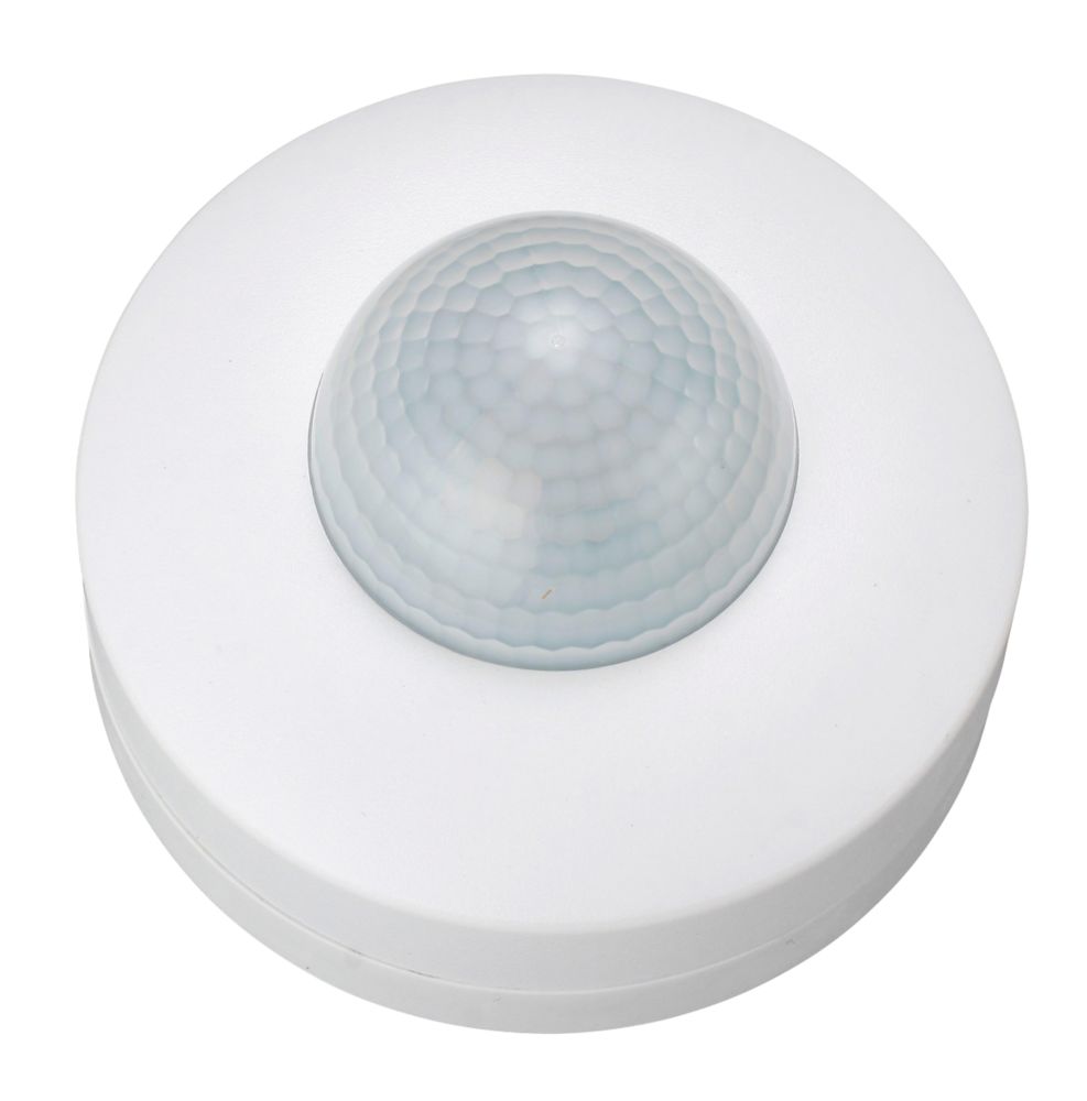 Image of Zinc Thebe Indoor White PIR Sensor 360Â° 