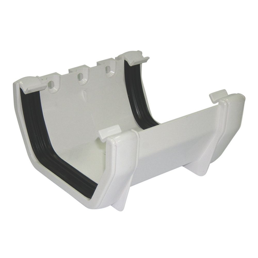 Image of FloPlast Square Union Bracket White 114mm 
