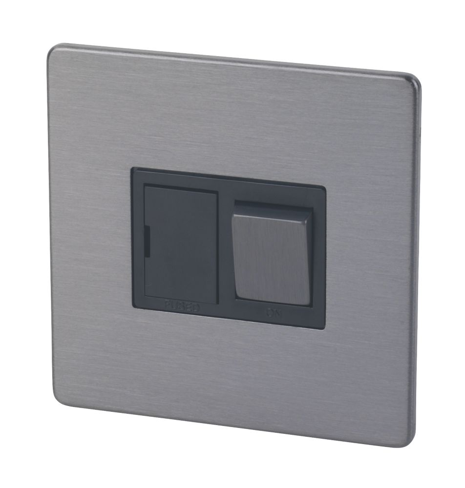Image of LAP 13A Switched Fused Spur Slate-Effect with Black Inserts 