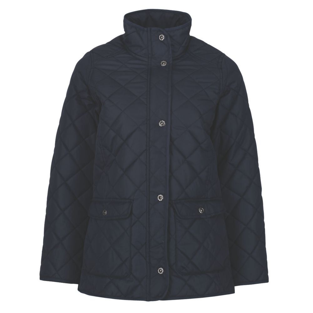 Image of Regatta Tarah Womens Quilted Jacket Navy Size 18 