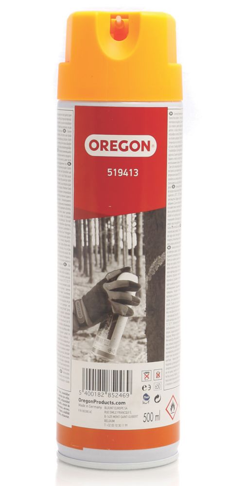 Image of Oregon Forestry Marker Spray Fluorescent Orange 500ml 