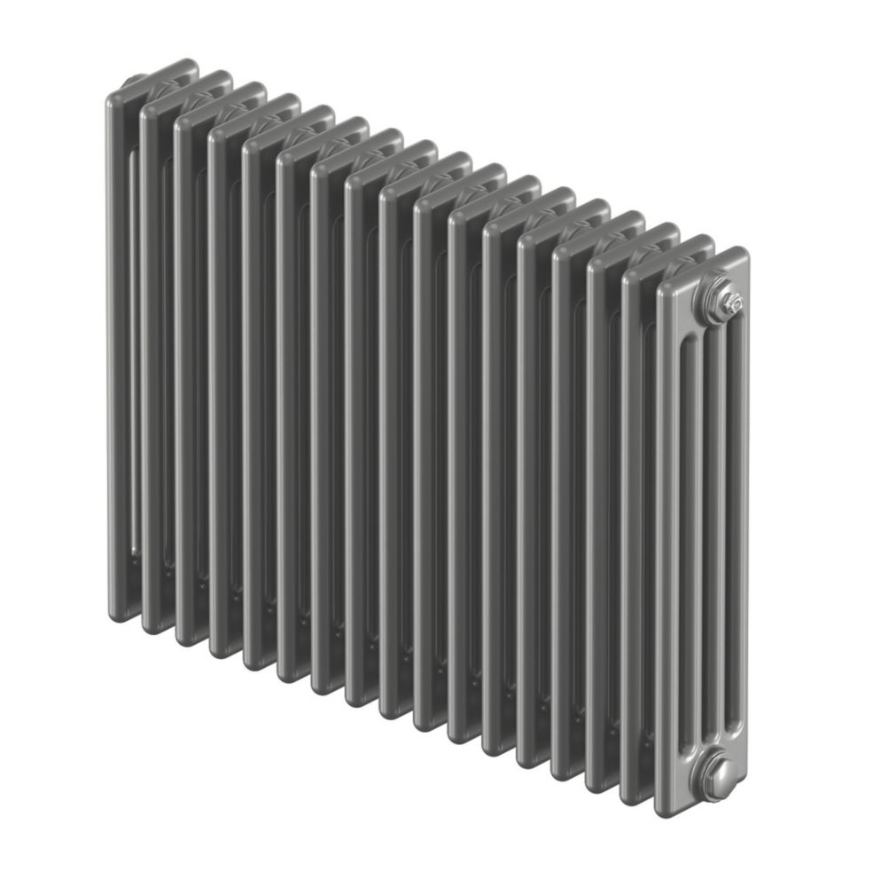 Image of Acova Classic 4 Column Horizontal Radiator 600mm x 812mm Silver 4629BTU 