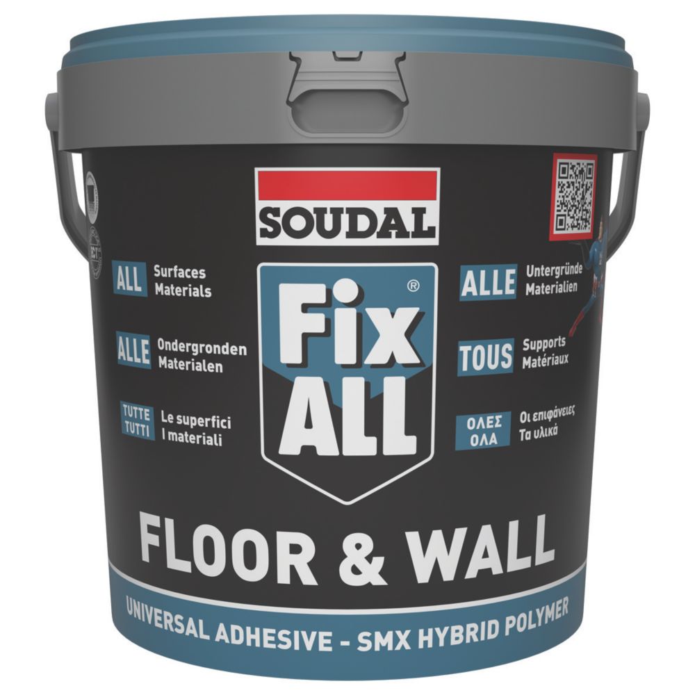 Image of Soudal Fix ALL Wall & Floor Hybrid Polymer Adhesive White 2.4Ltr 