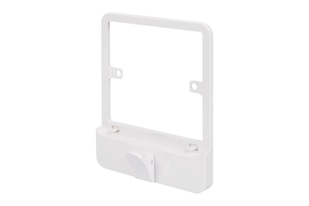 Image of Schneider Electric Lisse 1-Gang Frame Surround with Hook White 