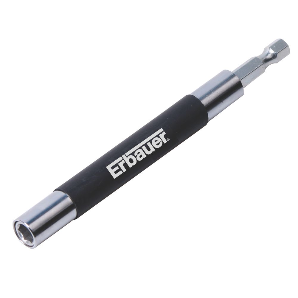 Image of Erbauer 1/4" Hex Retracting Bit Holder 120mm 