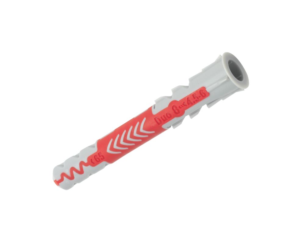 Image of Fischer DuoPower Long Nylon Wall Plug 8mm x 65mm 50 Pack 